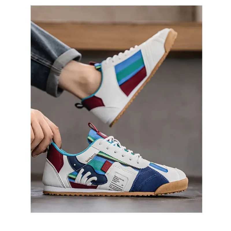 Popular light luxury highend mesh casual sports mens shoes Forrest Gump shoes Z250930