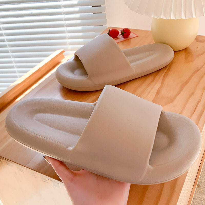 Men's Summer Indoor Home Bathroom Non-Slip Thick Sole Cushioned Slippers for Women ddmymarket