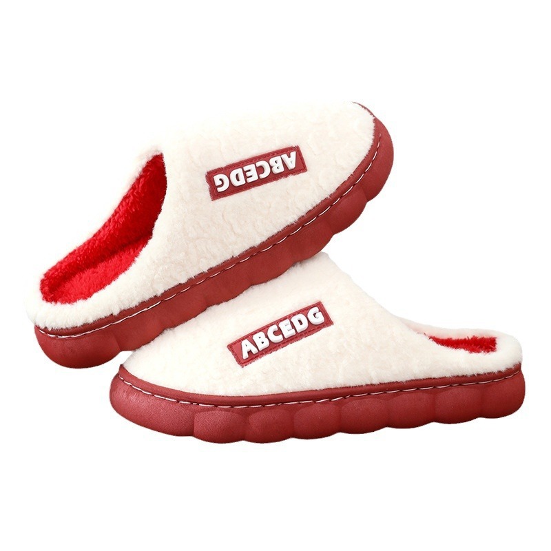 Women's Cotton Use, Autumn and Warm Home Shoes, Couple Slippers for Men, Winter Indoor Shoes ddmymarket