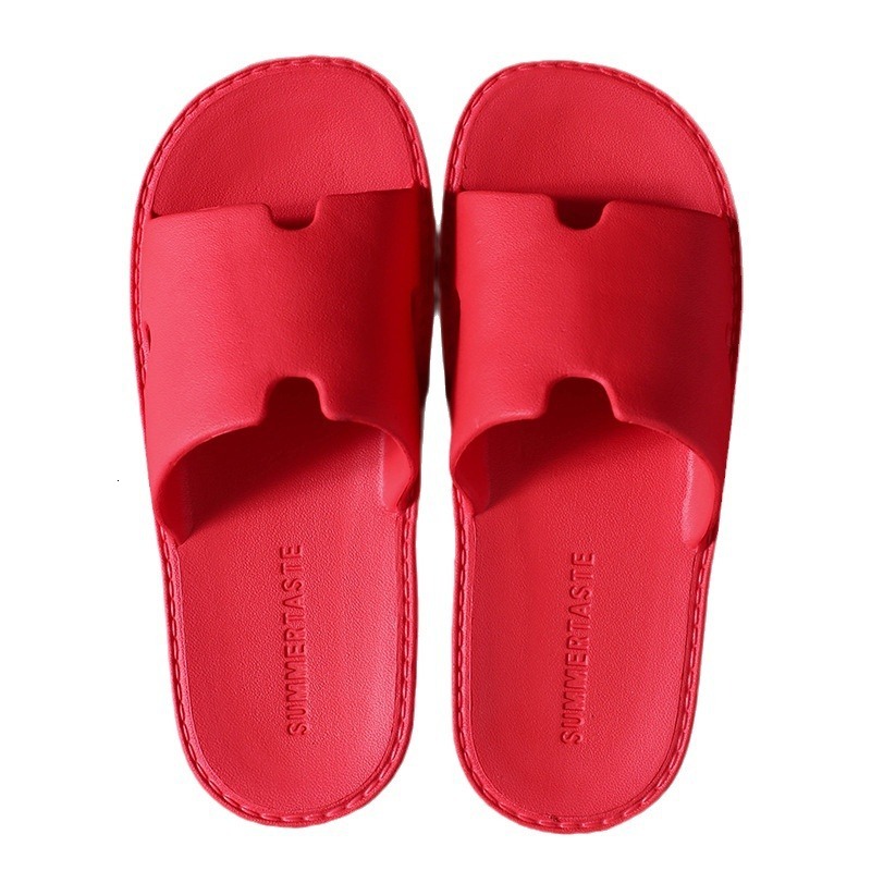 Summer Slippers Women with Soft Cushioning, Home Use, Simple Design, Bathroom Shower, Non-Slip, Lightweight Indoor Sandals for Men and Couples ddmymar