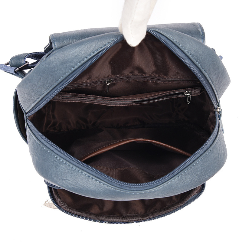 Designer Bag Backpack Cross-border New In Stock Korean Version Trendy Sheepskin Luxury Bag Pattern Colorful Multi-color Women's Backpack Simple S