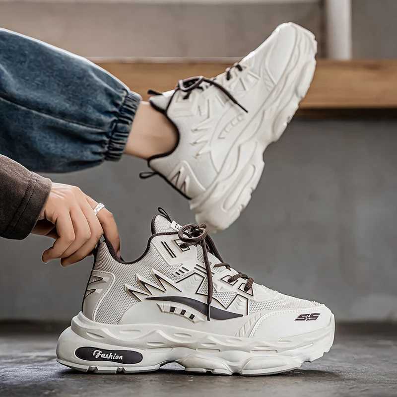 MansOutdoor Sports Casual Trekking Sneakers Breathable Hiking Shoes LaceUp Nonslip Comfortable Versatile Mens Shoes Z250930