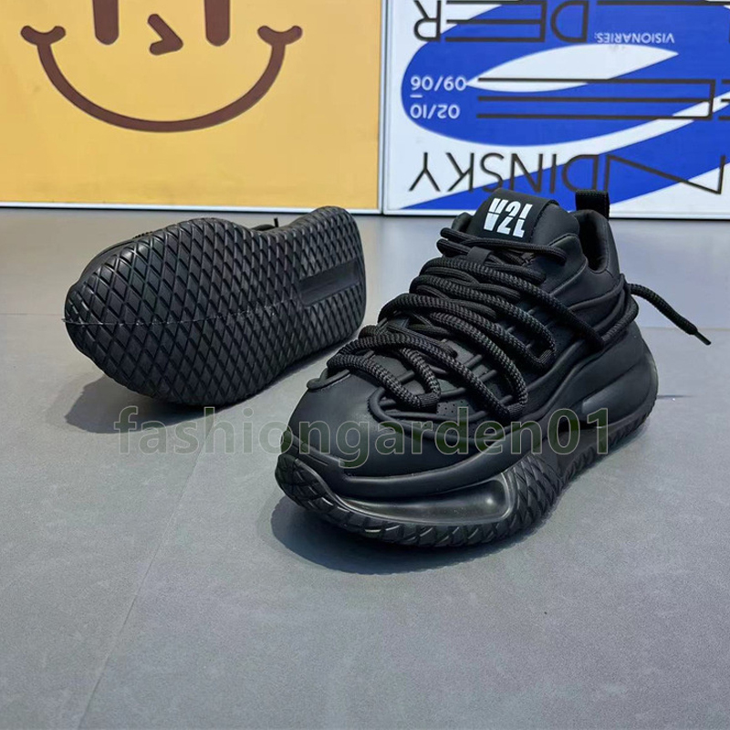 Breathable mens trainers Thick Soles running shoes Autumn New Height Increasing mens shoes trendy White Black chunky sneakers size 39-44