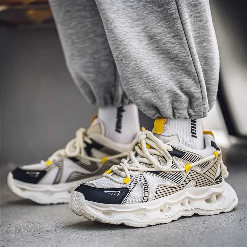 Casual sports shoes fashion mens new four season comfortable outdoor breathable height increasing fashion casual sports shoes Z250930