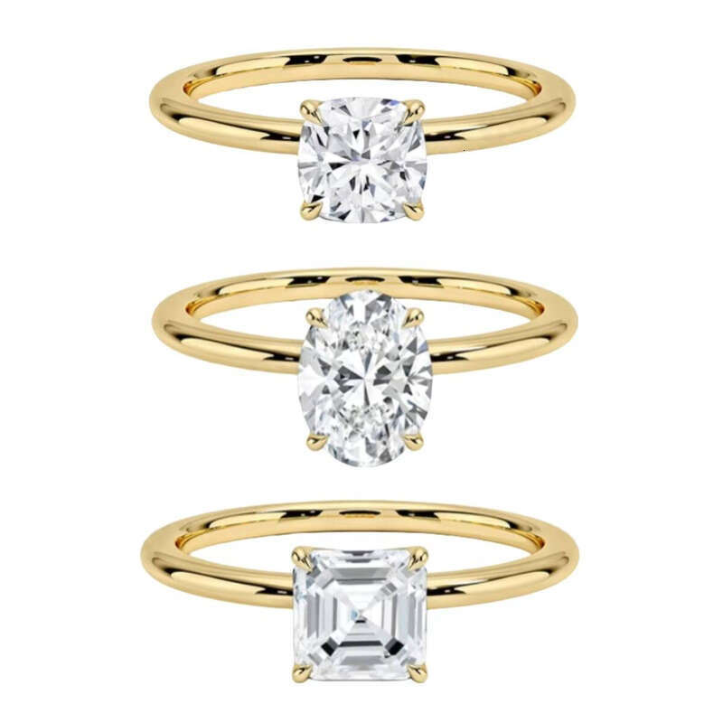 Igi Certified Oval Marquise Cut Synthetic Engagement Cvd Lab Grown Diamond Ring