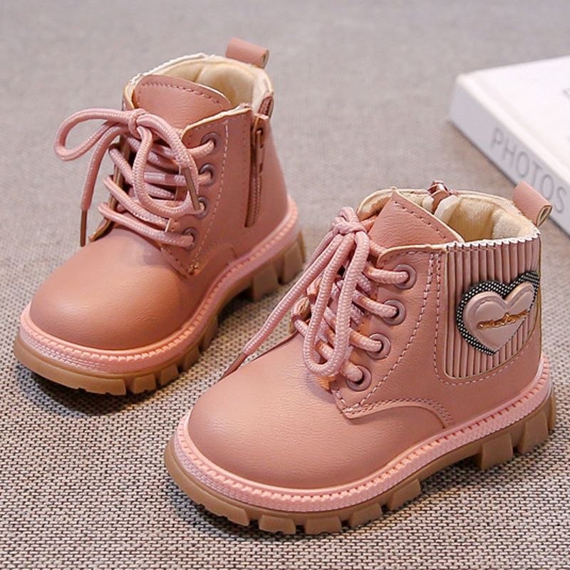 Girl Shoe Spring Fashion Girl Boots Child Shoes Soft Sole Comfort Kidszworld Toddler Winter Boot Daily Princess Kids Ankle Boots Size 21 - 30 K0517