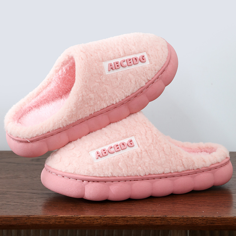 Women's Cotton Use, Autumn and Warm Home Shoes, Couple Slippers for Men, Winter Indoor Shoes ddmymarket