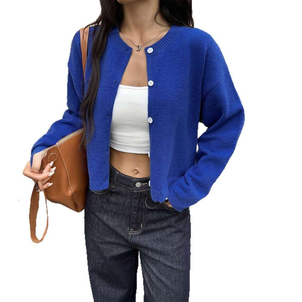 Y2K Hot Girl Solid Color Button Long Sleeve Shirt Woolen Women's Clothing 2025 Autumn Winter
