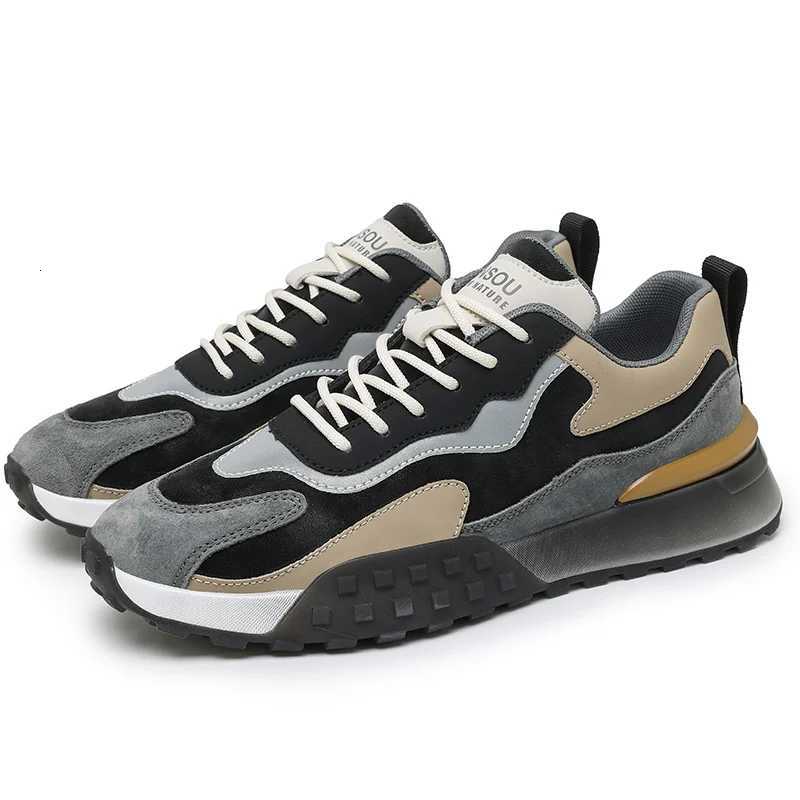 Fashionable and Casual Mens Thick Soled Shoes Comfortable Walking Sports Shoes Outdoor Tennis Shoes Lightweight Running Shoes Z250930