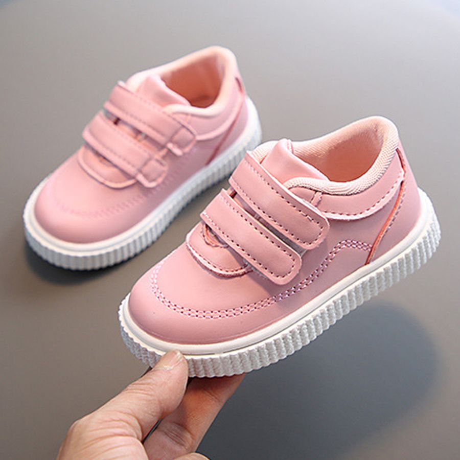 Kids Sneakers Girls Trainers Boys Shoes Children Leather Shoes White Black School Running Shoes Walkfashion Baby Pink Sports Shoes Flexible Sole Sizes