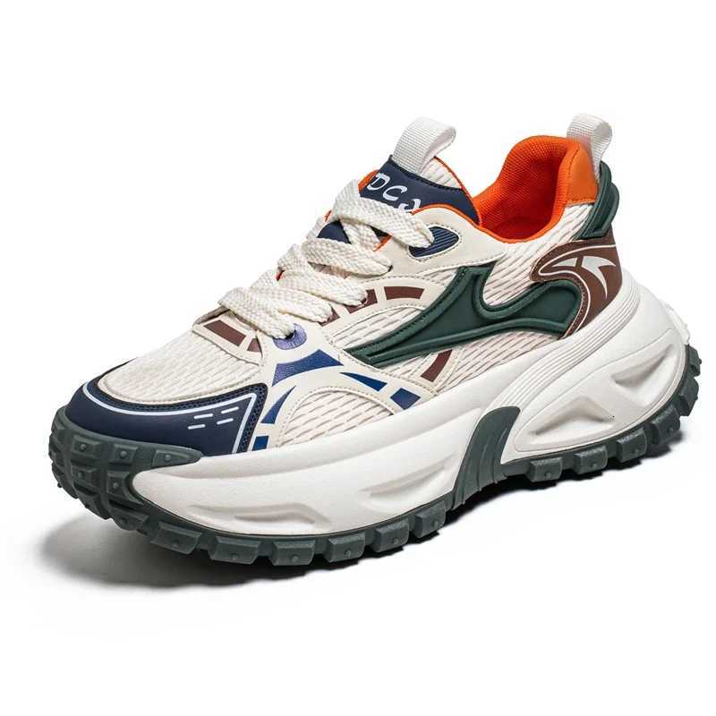 Mens Sports Shoes Fashionable and Casual Mens Thick Soled Sports Shoes Street Style Easy To Match Z250930