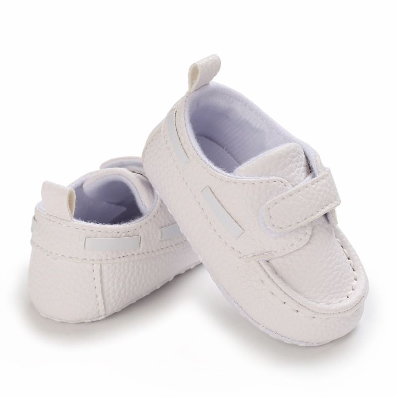Little Kid Leather Shoes Infant Anti-slip Soft Bottom Baby Unisex Casual Shoes Kidszworld Newborn Toddler First Walkers Crib Shoes 0-18M K0446
