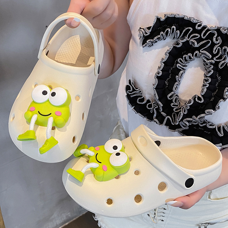 DIY Croc Women, Outdoor Closed-Toe Summer New Thick-Soled Slippers with Stepping Comfort, Beach Sandals for Men ddmymarket