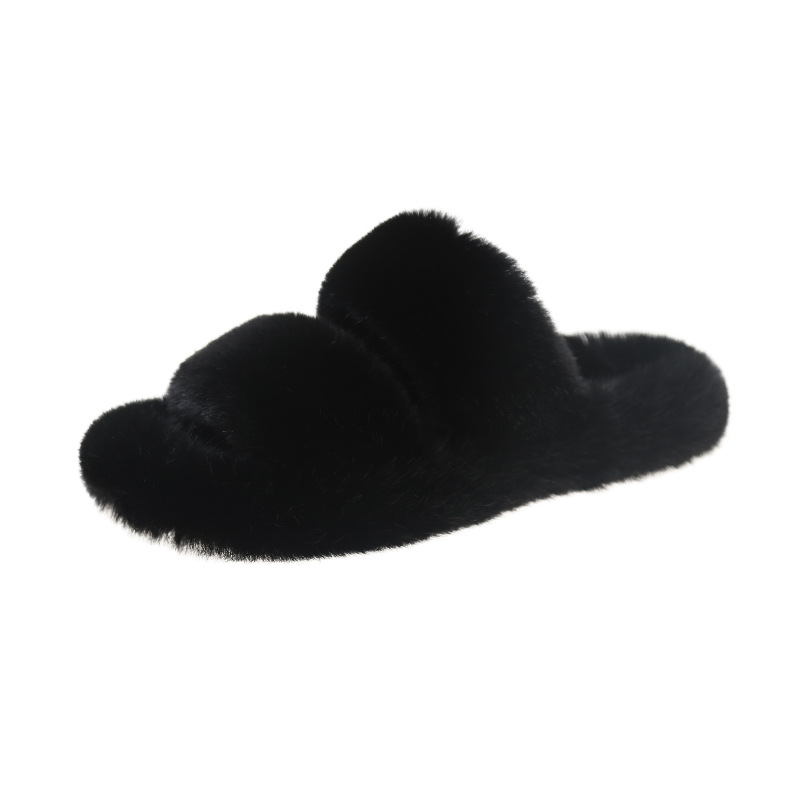 Designer shoes hot free shipping Autumn and winter outdoor home fashion classic 2cm 4cm 7cm thick bottom warm cotton mop for women size 35-42 black pi