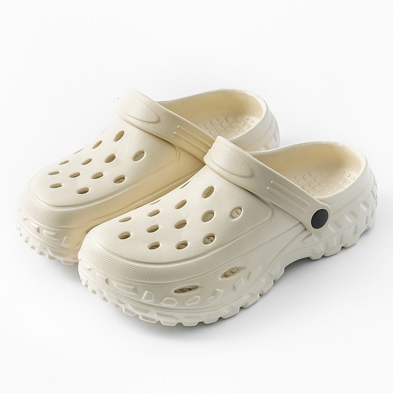 Stepping on Clouds Feeling for Women, Summer Outdoor Thick Sole Non-Slip Beach Closed-Toe Sandals, EVA Hole Shoes ddmymarket