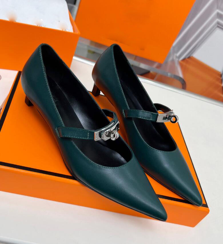 High Quality Women 2025SS Kiara high heels leather High Heeled Party Wedding Lady Italy Refined Pointed Toe EU35-42,dust bags, shoe box