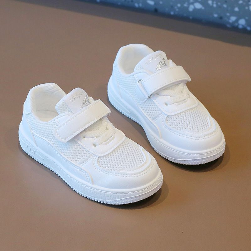 Toddler Shoes for Kids Mesh Sneakers Boys Sport Breathable Tennis Shoes Youth Girls Summer Fashion White Running Shoes Trainers Size 21 - 38 H0733