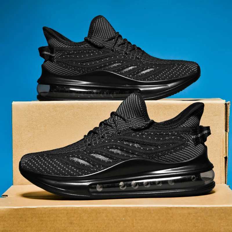 2025 Air Cushion Men Running Breathable Marathon Sports Shoes Lightweight Sneakers Womens Comfortable Athletic Training Shoes Z250930