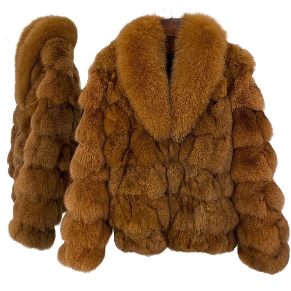 Haining Fur Winter New Fur Coat for Women Short Round Neck Thickened Fashion Fur Integrated 240930