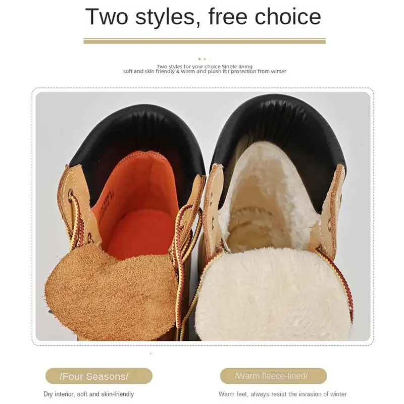 Classic hightop wearresistant outdoor boots crossborder large size outdoor mens shoes couple British work shoes 251010