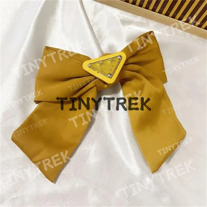 Fashion Ribbon Clips for Large Bow Hairpin Girls Satin Designer Ladies Hairgrips Cute Barrette Hair Accessories