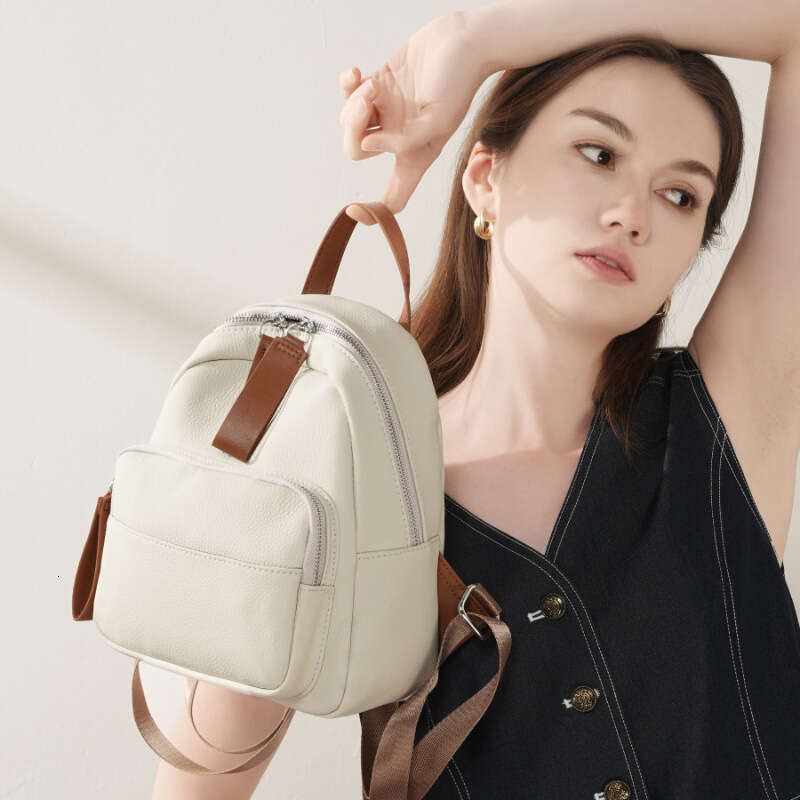 Luxury bag Genuine Leather for Women Large Capacity New Fashion Versatile First Layer Cowhide Casual Backpack