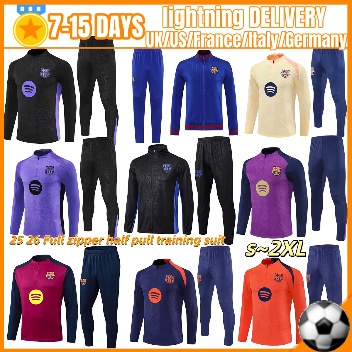 baRCElone LAMINE YAMAL 25 26 football soccer TRACKSUIT kit 24/25 Barcelonaes KIDS adult jacket Lewandowski TRAINING SUIT jackets chandal futbol survetement