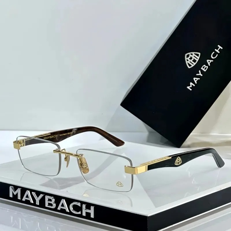 MAYBACH Luxurious Quality Designer Sunglasses for Men and Women Classic Goggle Beach Retro Lens Fashion Eyeglasses With Box THE ARTIST I Size 56-18-140