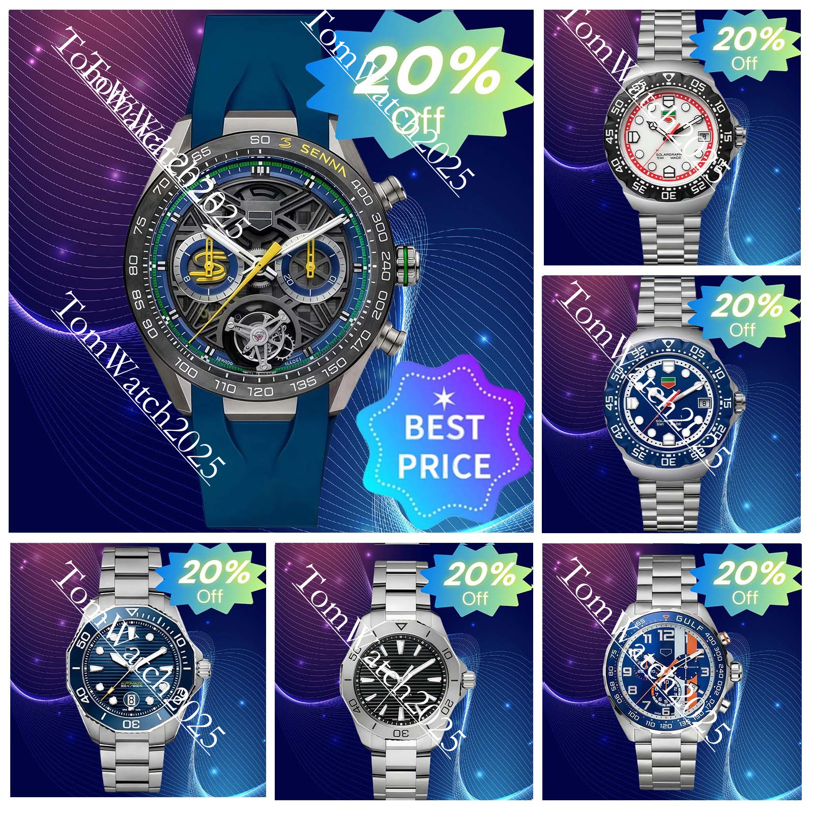 2026 AAA Tagly Hueuerly Watch chronomat Mens Watch Designer Superclone Watches Men Designer Womens Tagly Huer F1 Watches High Quality Quartz Battery Watch 678