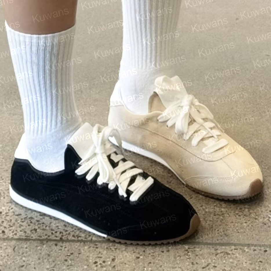 Designer Sunset Sneakers Shoes Casual Shoes Tennis Sneaker For Women Suede Trainers Outdoor Flat Sports Sneakers Fall Winter Summer Flat Size 35-42