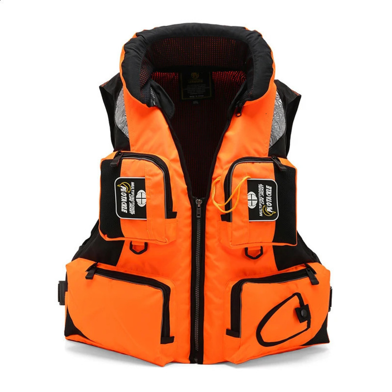Adult Life Jacket Adjustable Buoyancy Aid Swimming Boating Sailing Fishing Water Sports Safety Man Vest 240716
