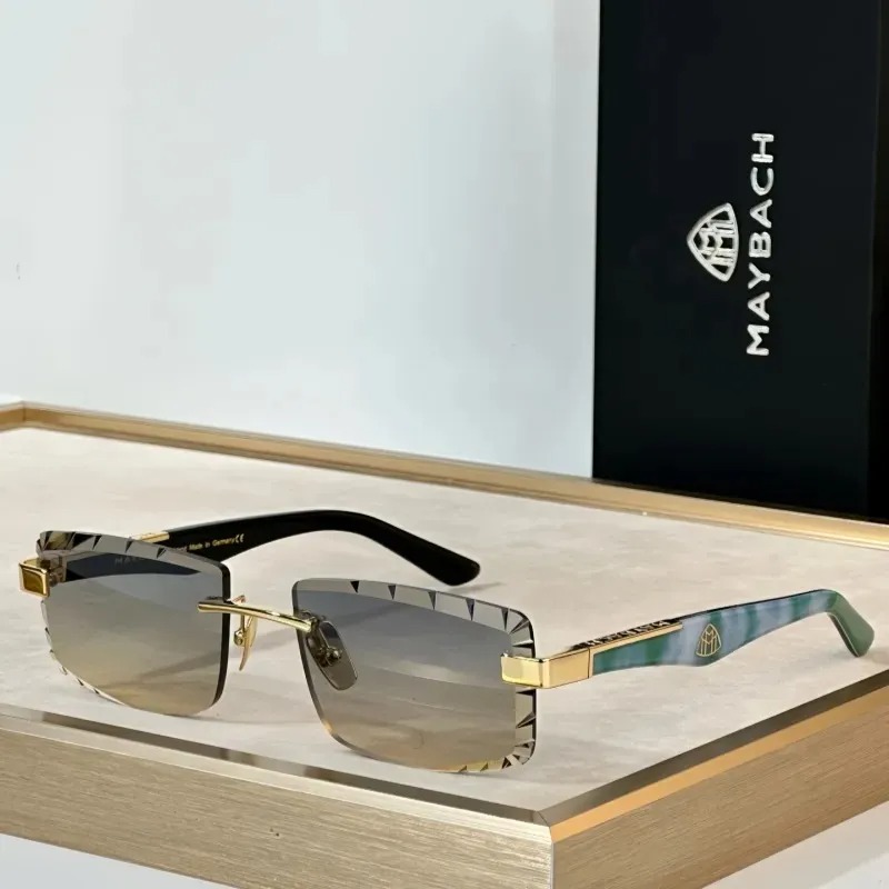 Maybach THE WARD Eyewear Top Quality Sunglasses for Men Women Candy Color Shades Classic UV400 Goggle Beach Travel Fashion Eyeglasses With Original Box 57-19-140
