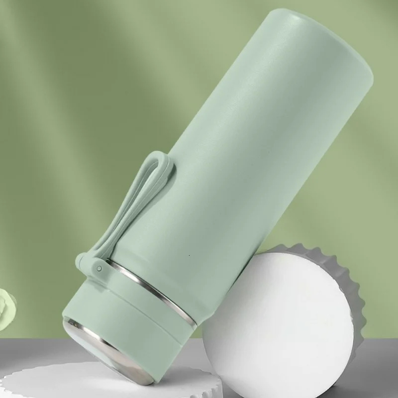 500600ml Thermos Stainless Steel Vacuum Flask Cold Double Wall Car Thermal Iced Travel Mug Coffee Insulated Cup 250929 W260226