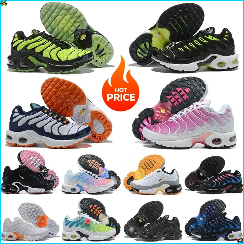 Men and women Designer shoes Hot TN2 Kids Sports Runner Shoes Children sport shoe Boy and Girls Trainers tn Sneaker Classic Outdoor Athletic Toddler Sneakers