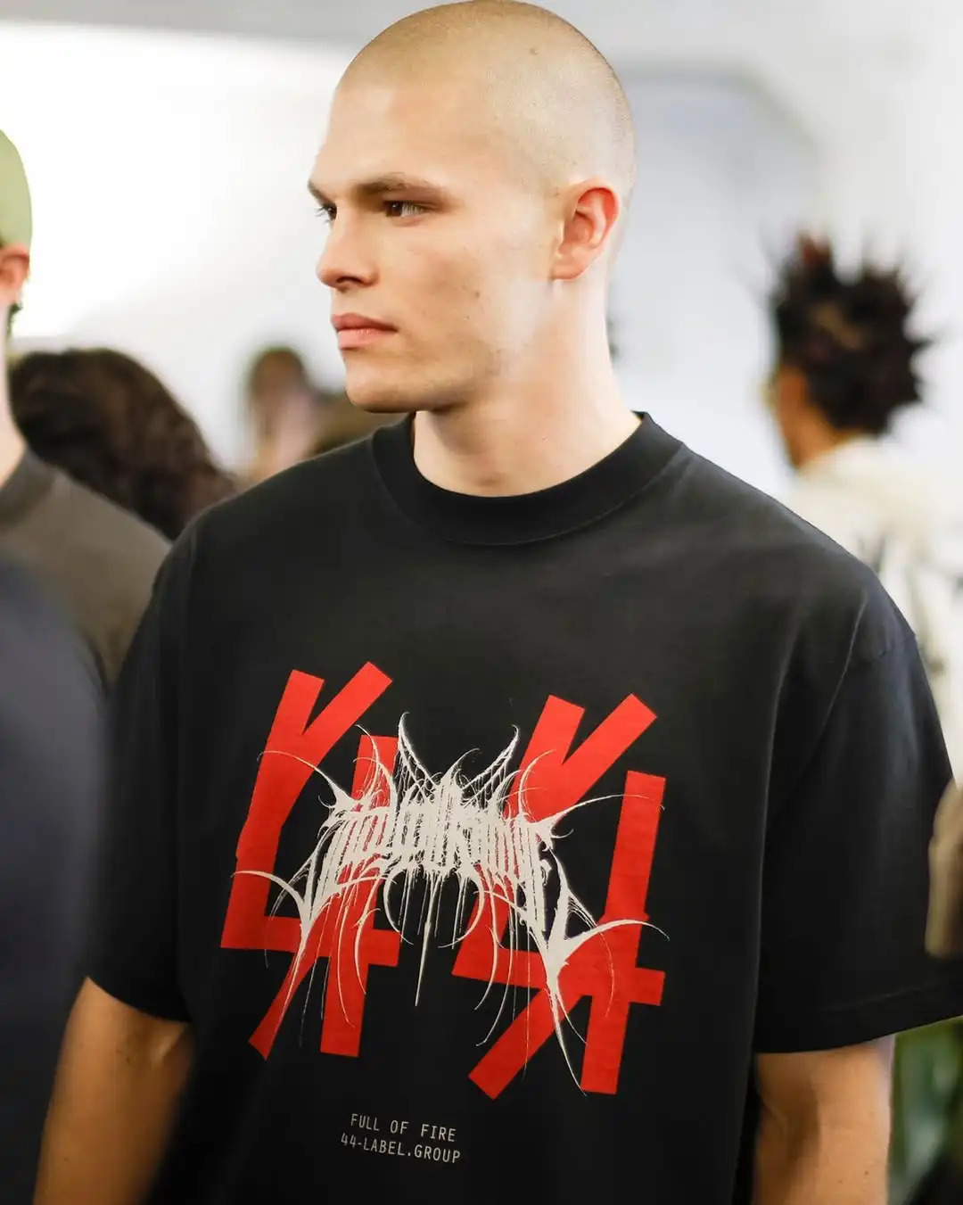 44 LABEL GROUP Tshirt Trendy Mens Womens Casual Oversized Y2k Short Sleeves Heavy Cotton Hip Hop Harajuku Street Tees 250924