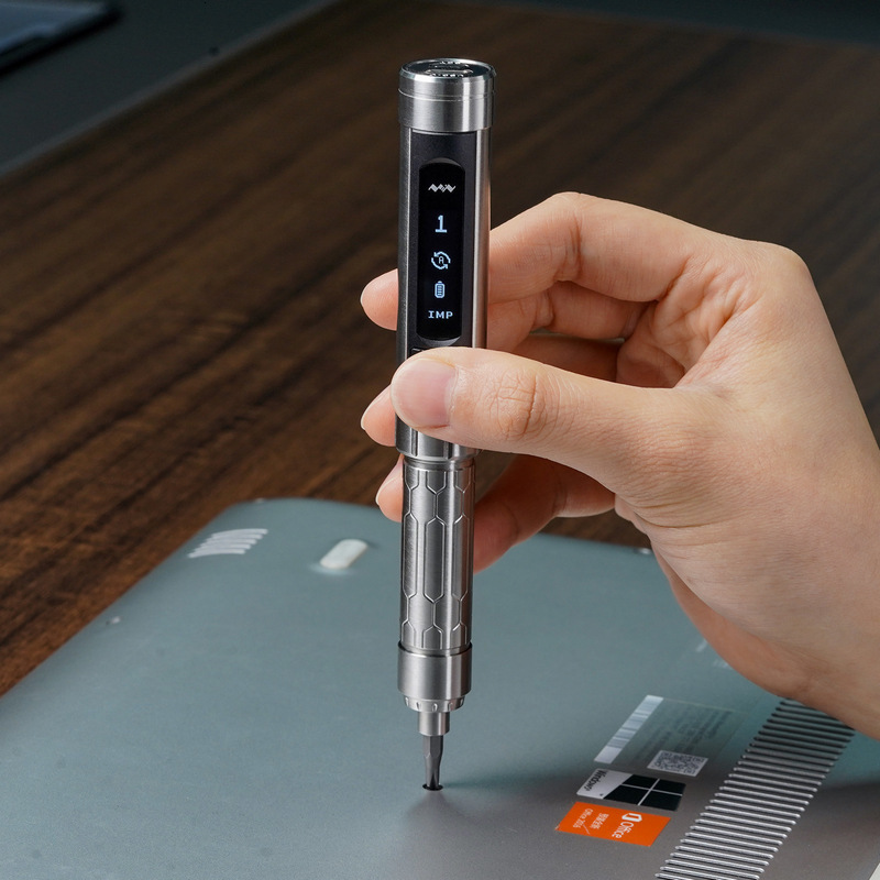 Screwdrivers SEQURE SQ-ES126 Mini Smart Electric Screwdriver Power RC Tool Kit Cordless Set with 25 Bits Rechargeable Portable Magnetic 230417