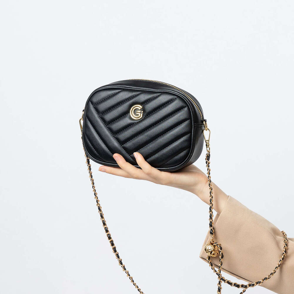 Luxury bag Summer New Genuine Leather Quilted Chain Small Square Fashion Versatile Phone Single Shoulder Crossbody Women s Bag