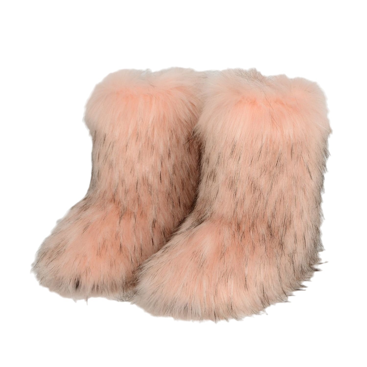 Free Shipping Winter women's long woolen snow boots with fleece, warm and anti-slip thick-soled outdoor cold-resistant fashionable and versatile 