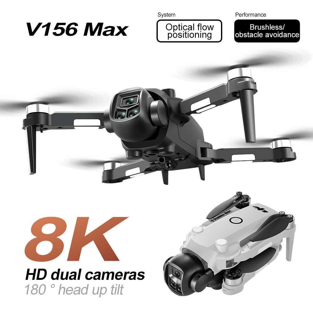 V Max Obstacle Avoidance Screen Brushless Motor Aerial Photography Aircraft Optical Flow Positioning Remote Control Drone