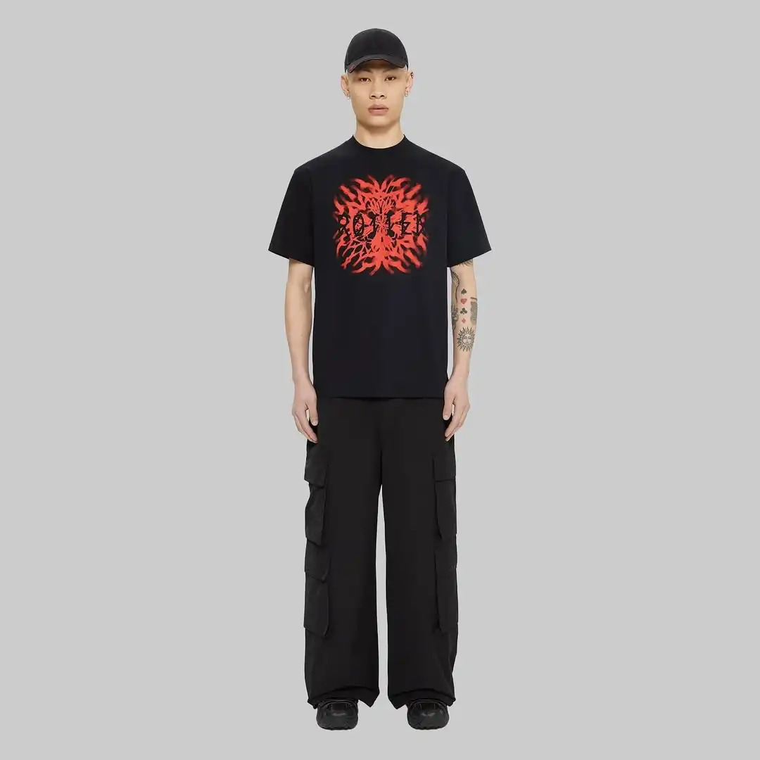 44 LABEL GROUP Tshirt Trendy Mens Womens Casual Oversized Y2k Short Sleeves Heavy Cotton Hip Hop Harajuku Street Tees 250924