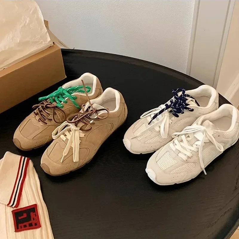 Womens Ankle Shoes Spring Fashion Casual Shoes for Women Platform Ladiess Sneakers Low Top Lace Up Tenis Feminino 250929