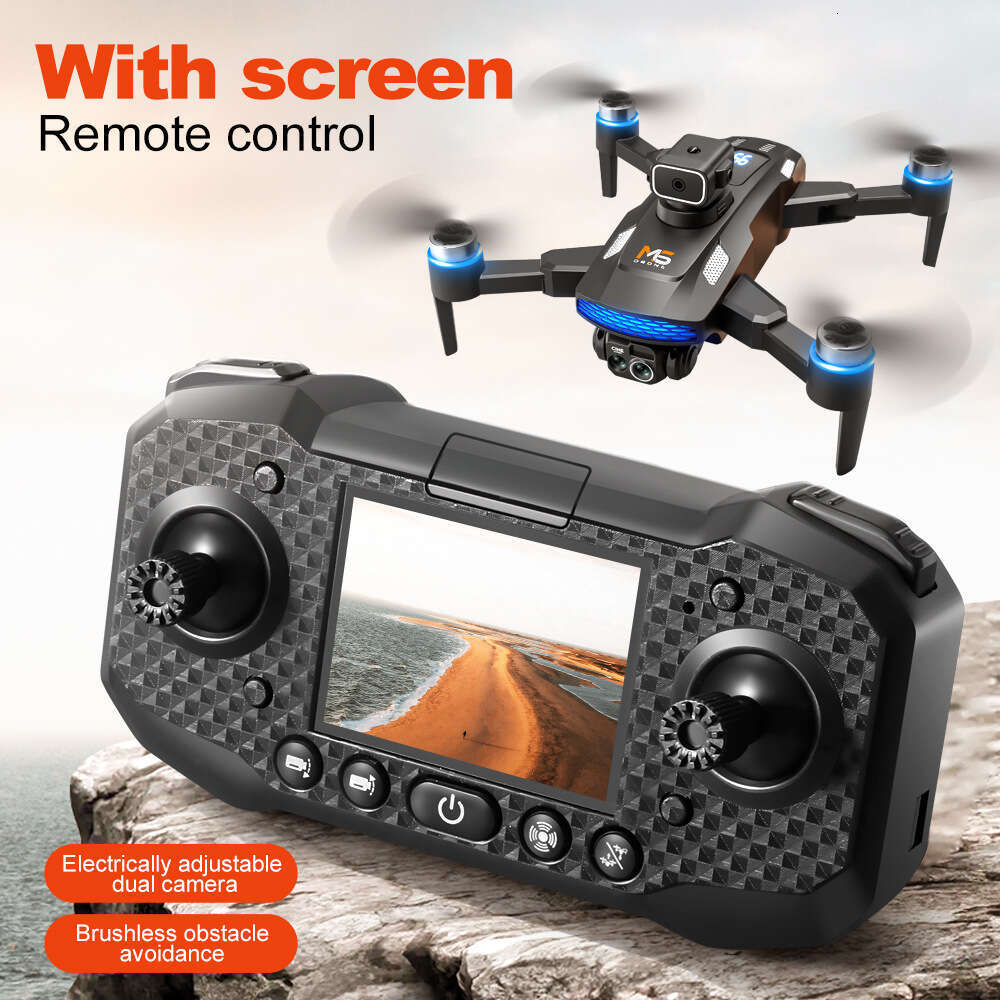 New M Brushless Motor Drone Positioning K Aerial Photography Quadcopter Optical Flow ESC Remote Control Aircraft