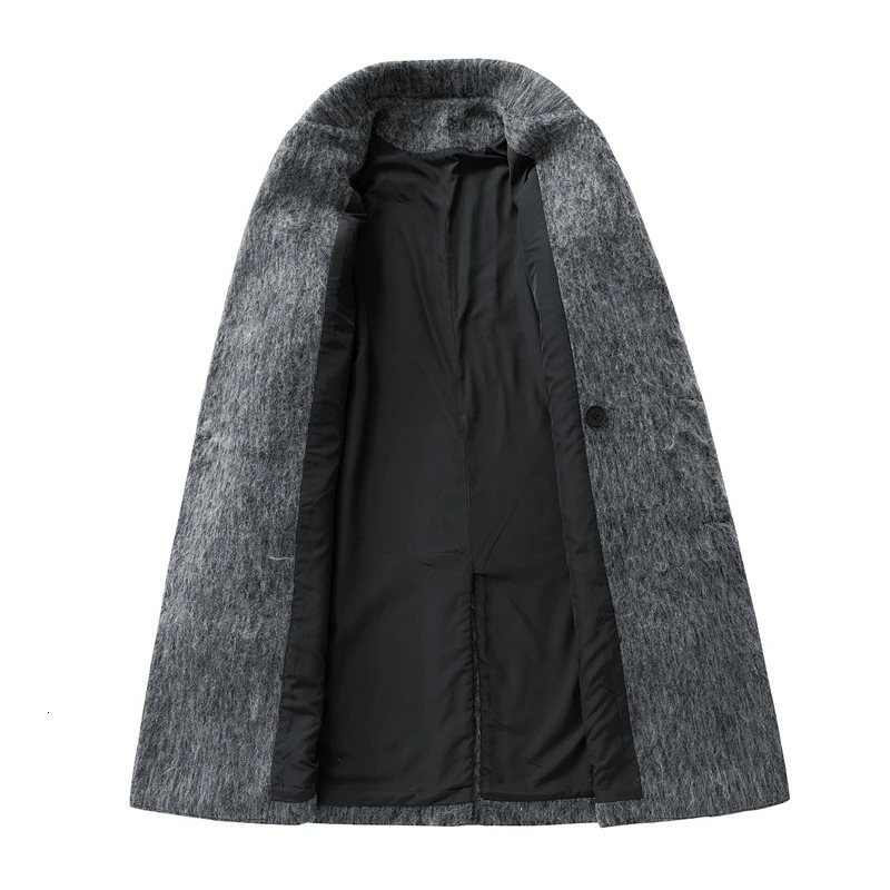 Coat Mid Strength Warm Casual Loose Fashionable Highquality Comfortable Handsome Woolen Mens Double Healed Trend 251023