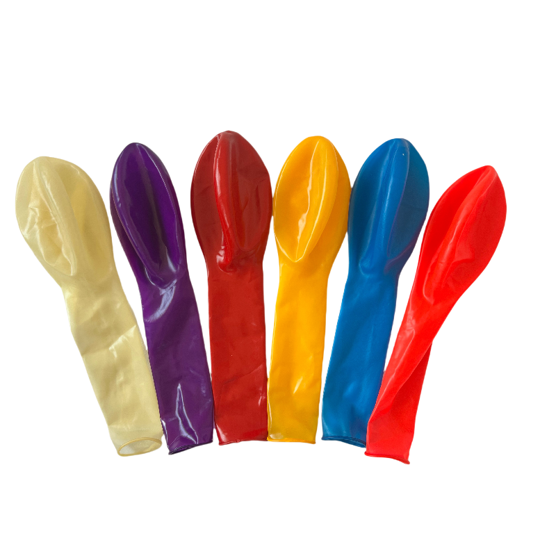 Thickened 5-pack 32-inch quadrangular latex balloon, factory direct sales, special-shaped long-necked balloon, birthday party atmosphere ball