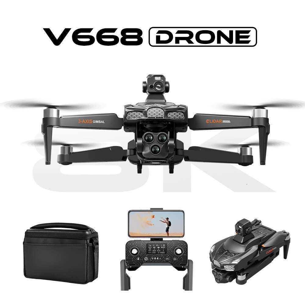 New Product V Drone Three Axis Gimbal GPS Return Aerial Photography Folding Aircraft Toy