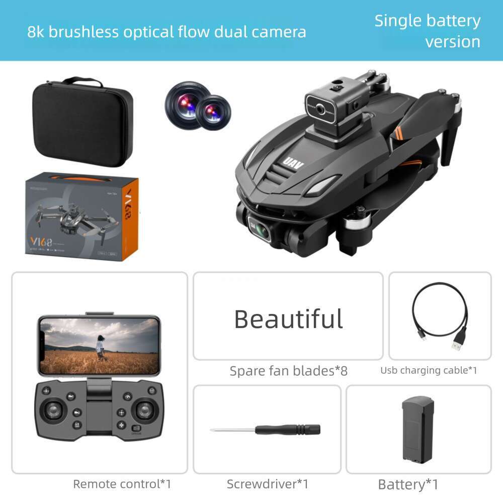 New Product V Brushless GPS Return HD K Aerial Photography Intelligent Obstacle Avoidance Drone Remote Control Aircraft