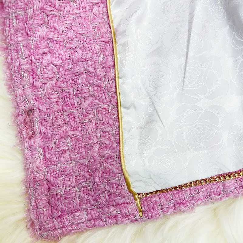 Chic Designer Casual Tweed Coat with Dapper Appeal Ideal for Elegance Enthusiasts