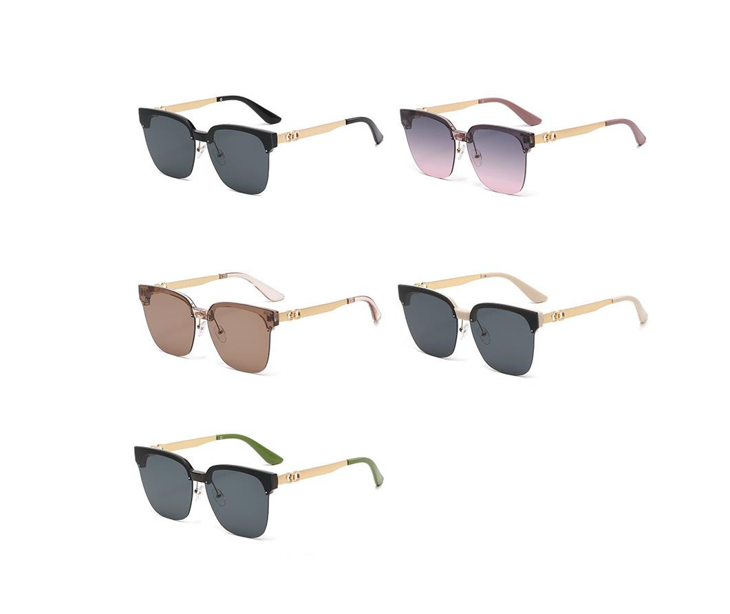 Designer Sunglasses For Women Men Sunglasses UV400 Polarized Retro Eyewear Goggle Pilot PC Frame Luxury Style Sunglasses DP9801
