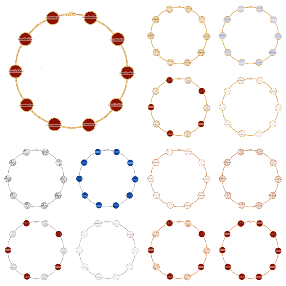 Fashionable and classic designer necklace, four-leaf clover necklace, ten-flower necklace, birthday party gift