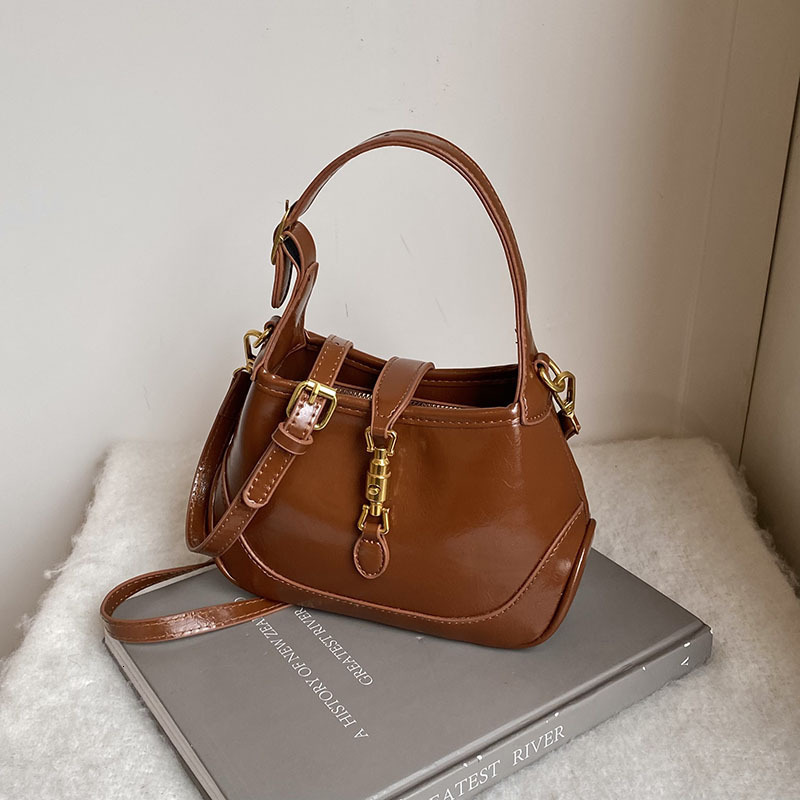 Luxury Brand Designer Bag European And American Retro 2025 Spring New Fashion Versatile Casual Simple Handbag Fashion Single Shoulder Crossbody Women&